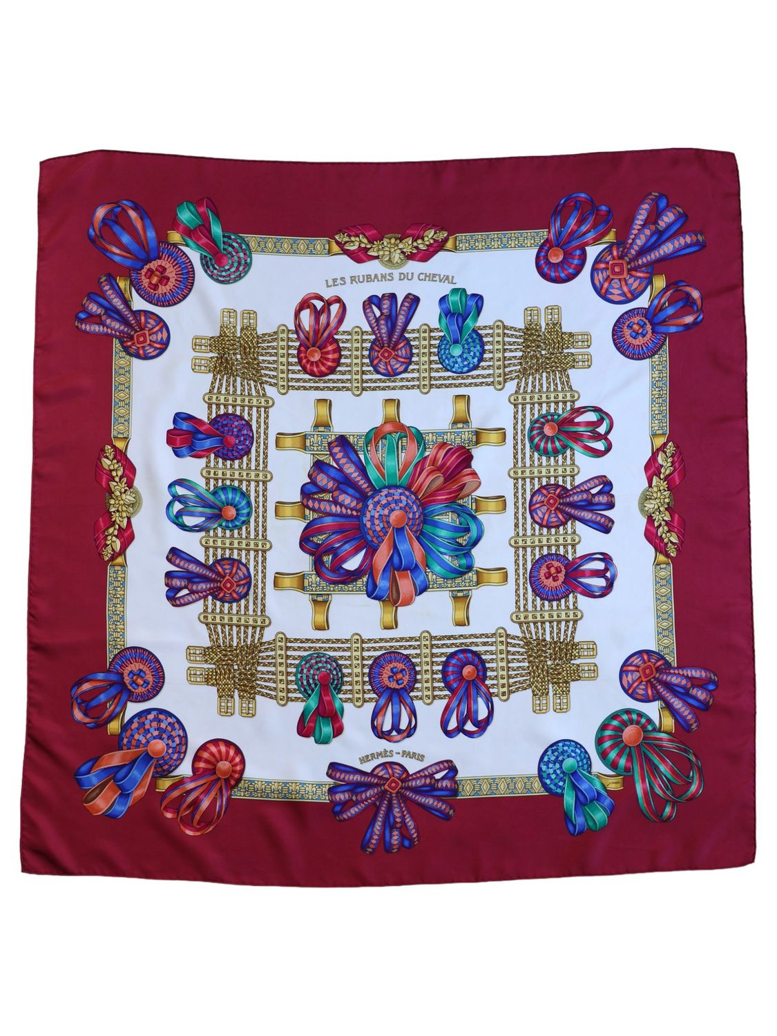HERMÈS LES RUBANS SILK SCARF