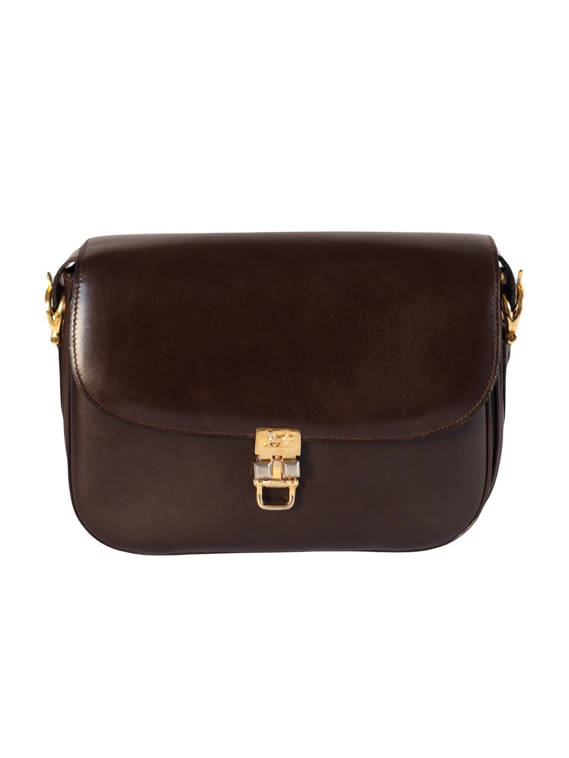 CELINE BOX BROWN SHOULDER BAG