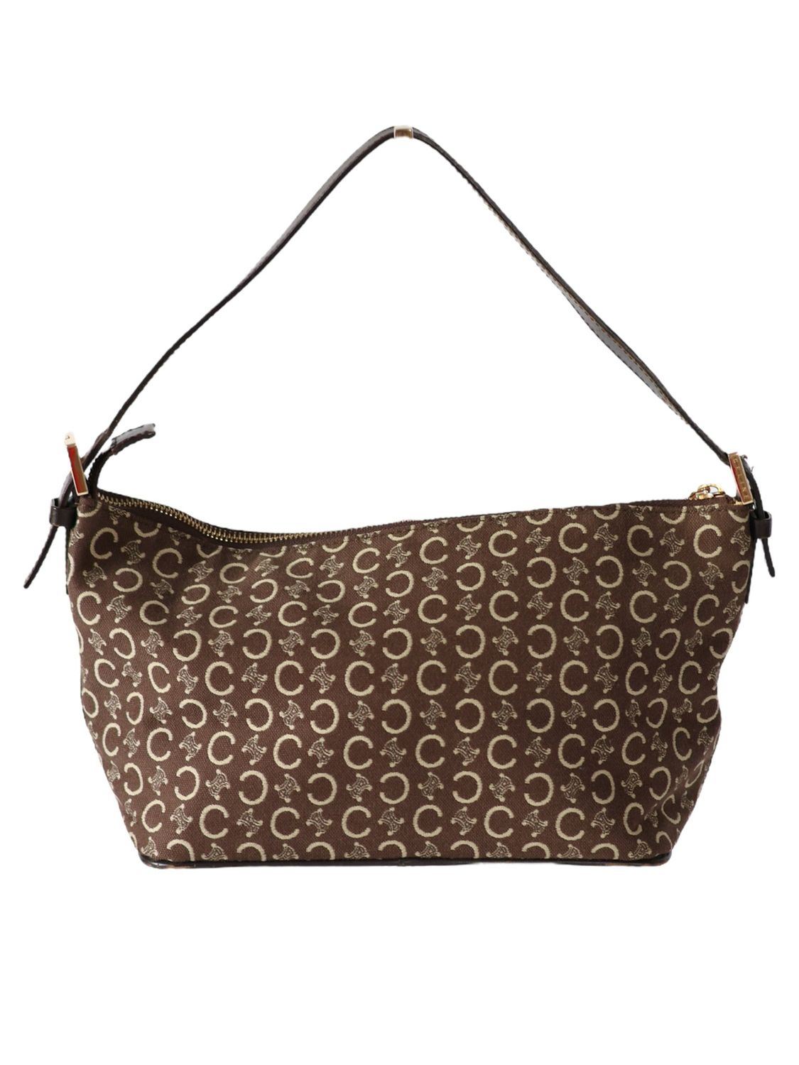 CELINE CANVAS SHOULDER BAG