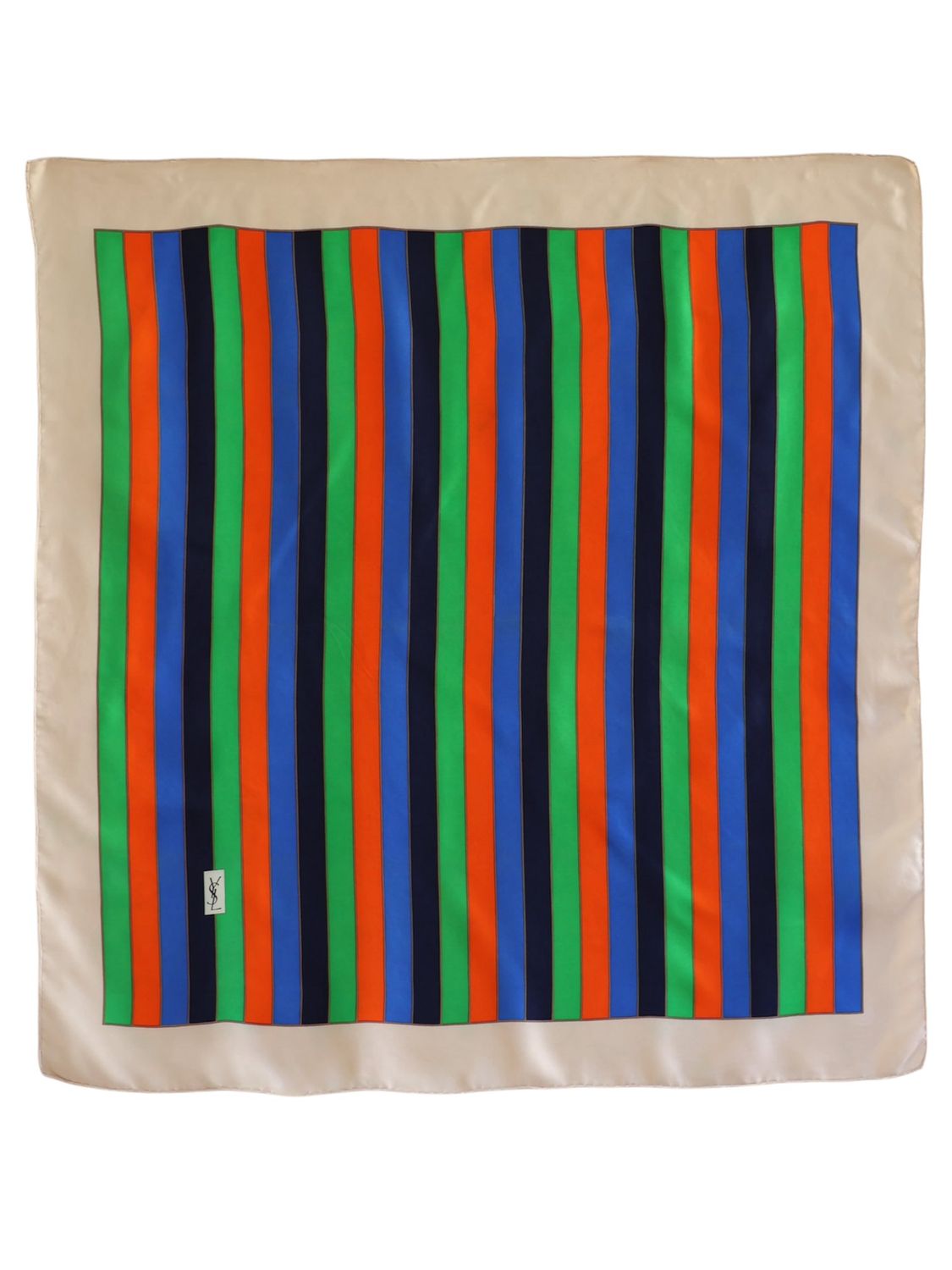 YSL Stripe Silk Scarf YSL Stripe Silk Scarf