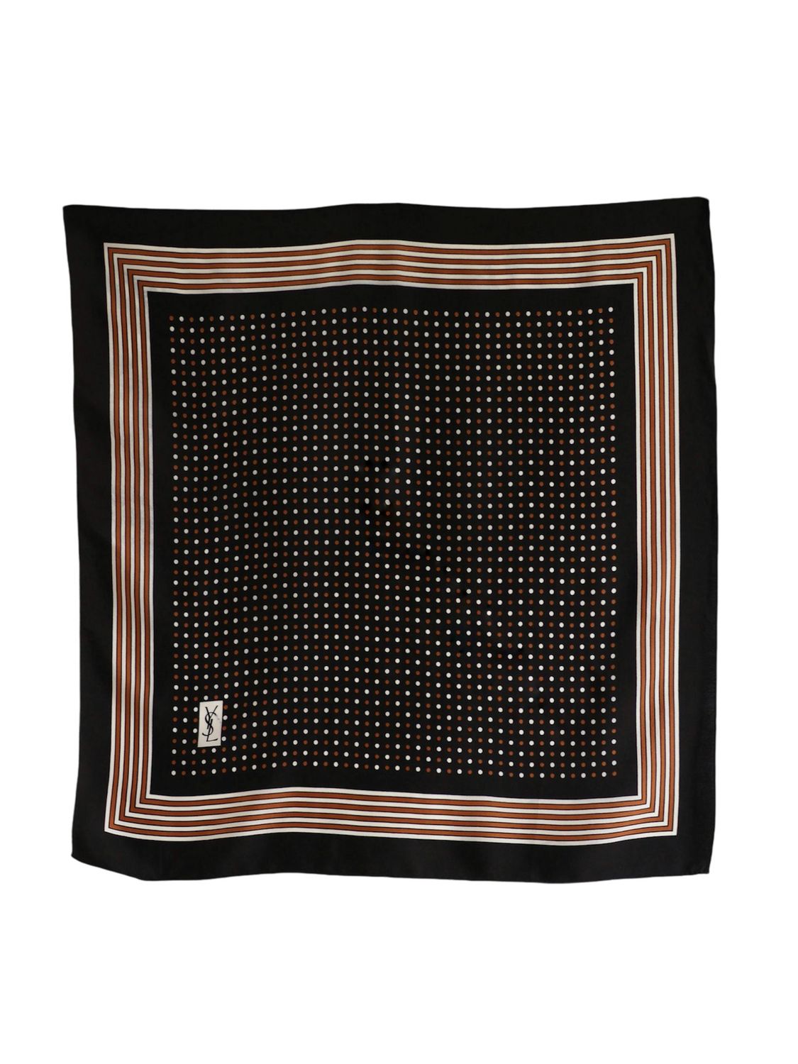YSL Polka Dot Silk Scarf YSL Polka Dot Silk Scarf
