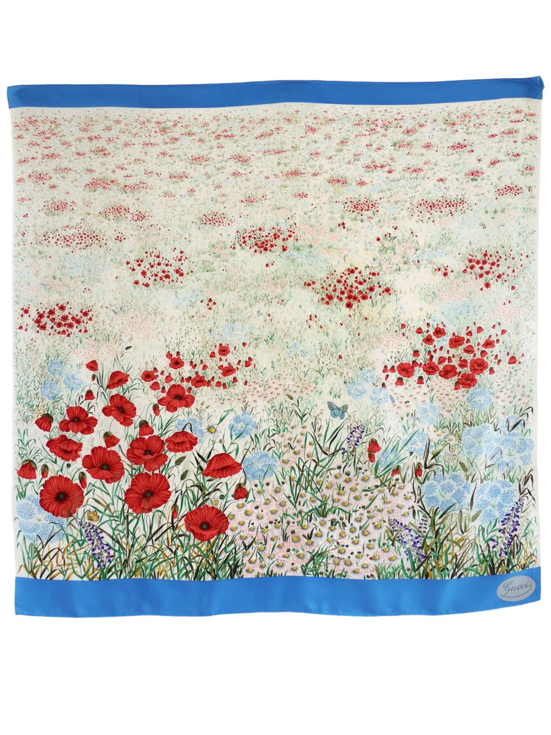 GUCCI FLORA POPPY SCARF