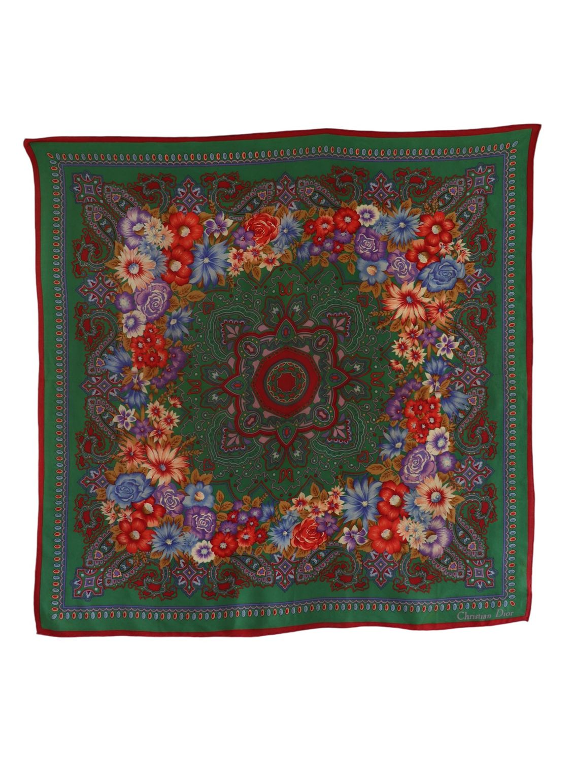 CHRISTIAN DIOR SILK SCARF