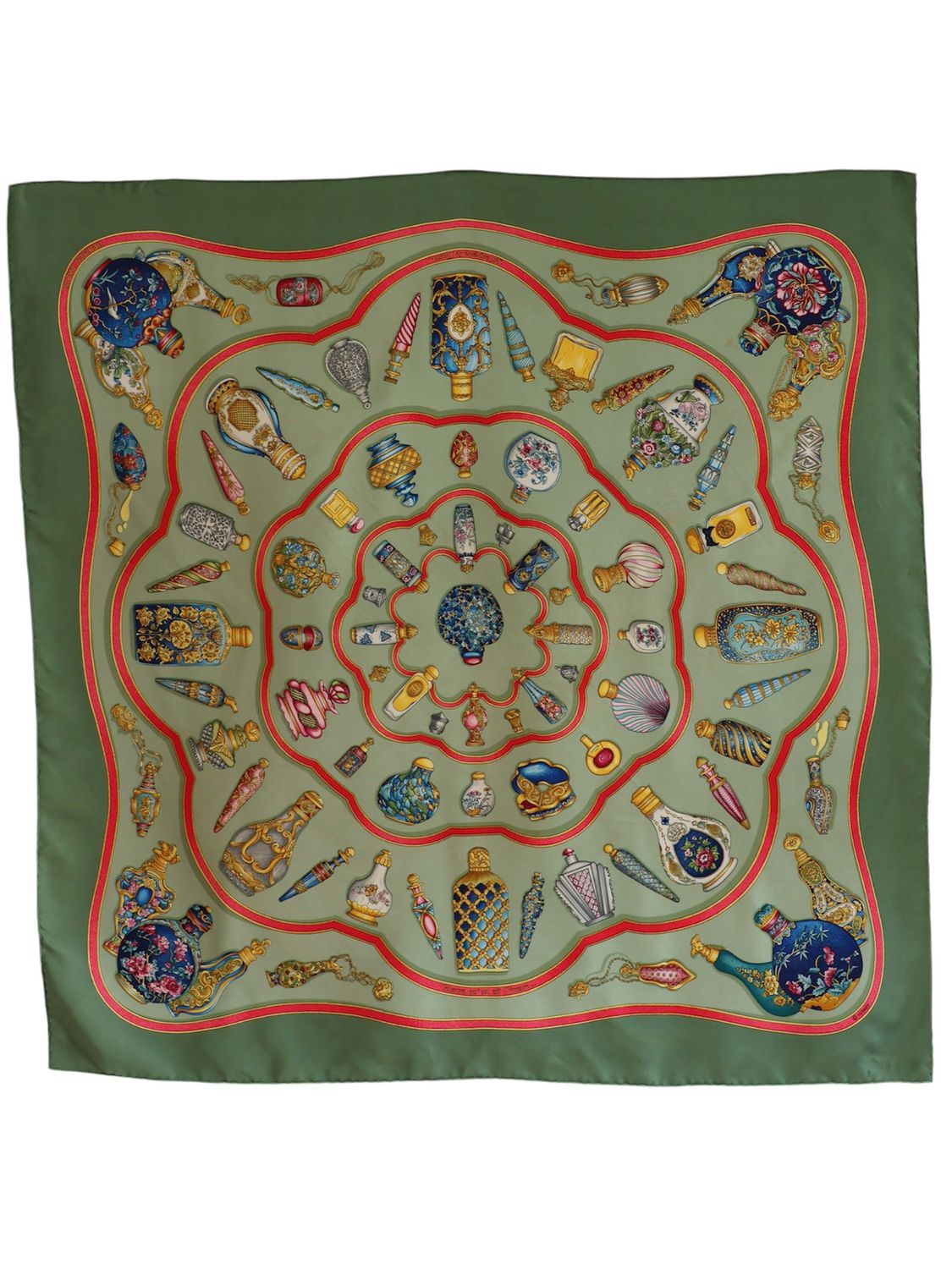 HERMÈS FLACONS SILK SCARF