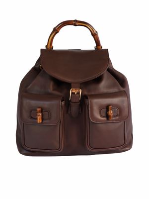 Gucci Bamboo Brown Backpack