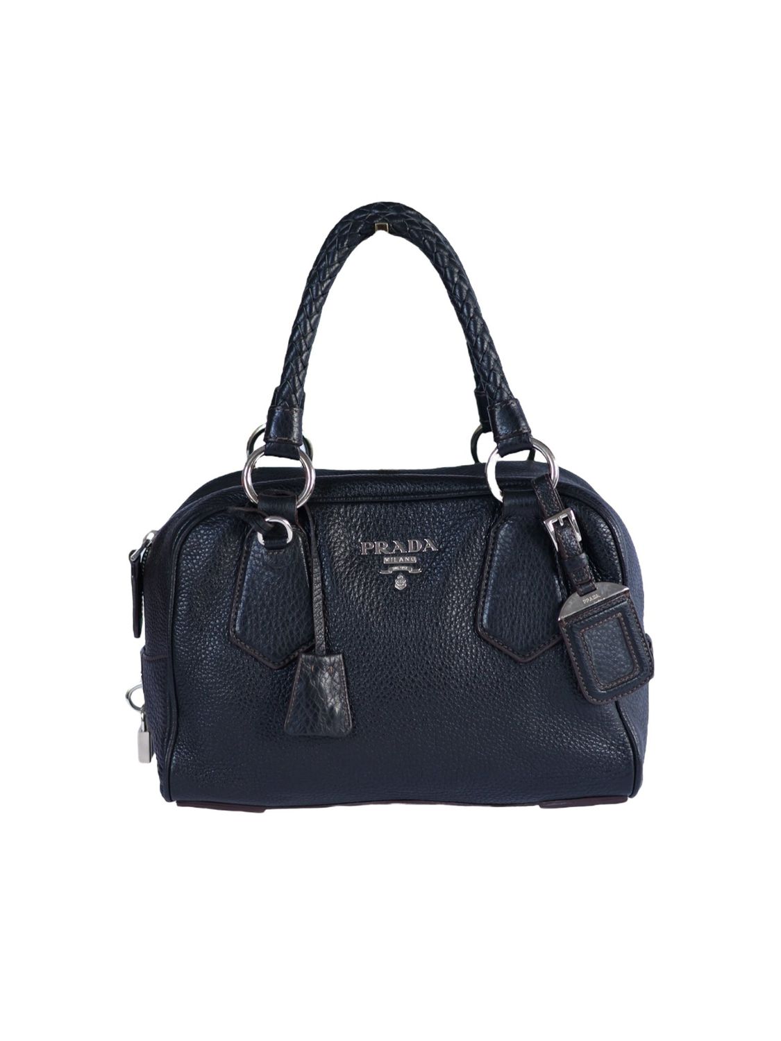 PRADA Hand Bag – Timeless Navy Elegance