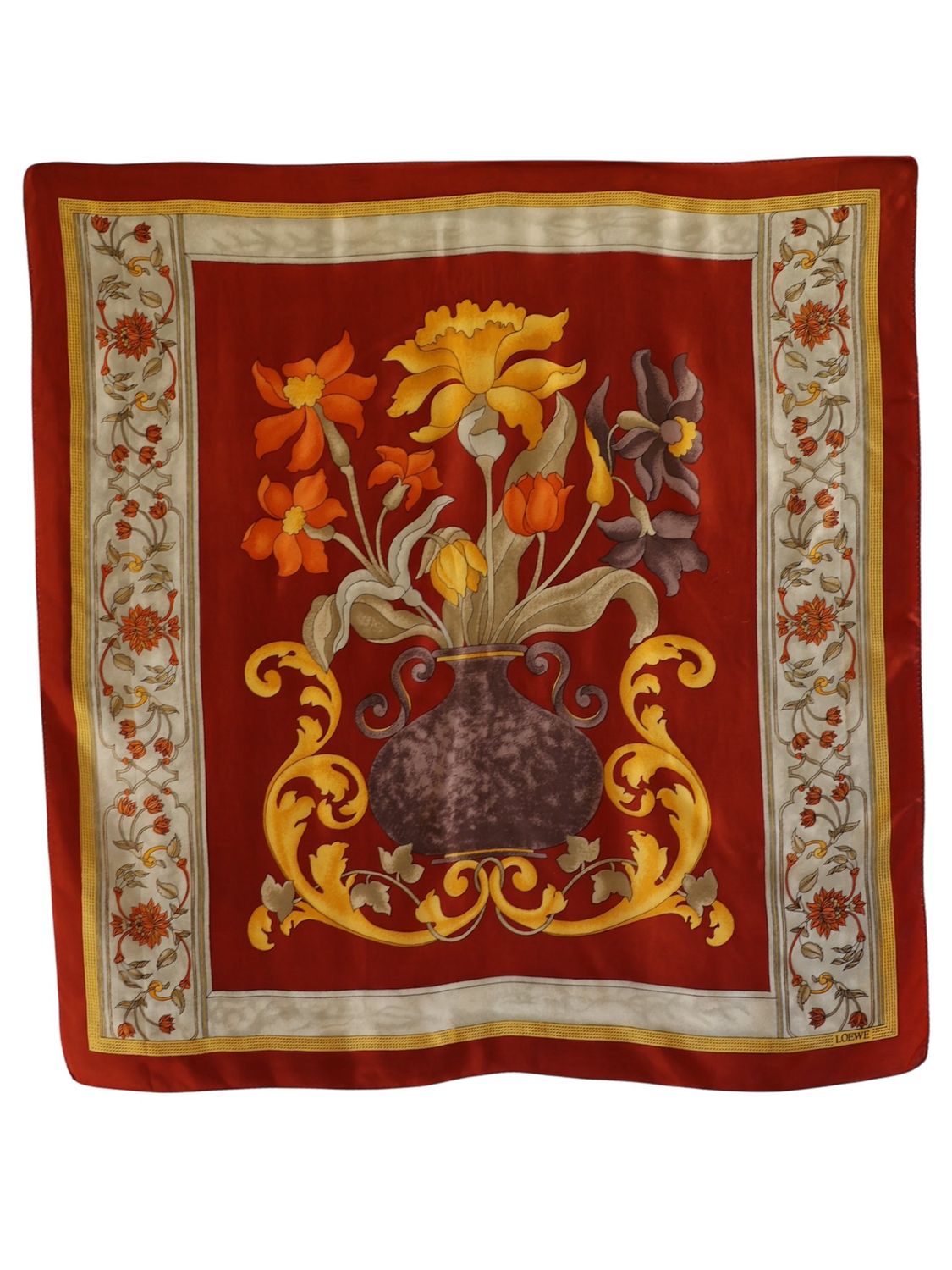 Loewe Autumn Silk Scarf