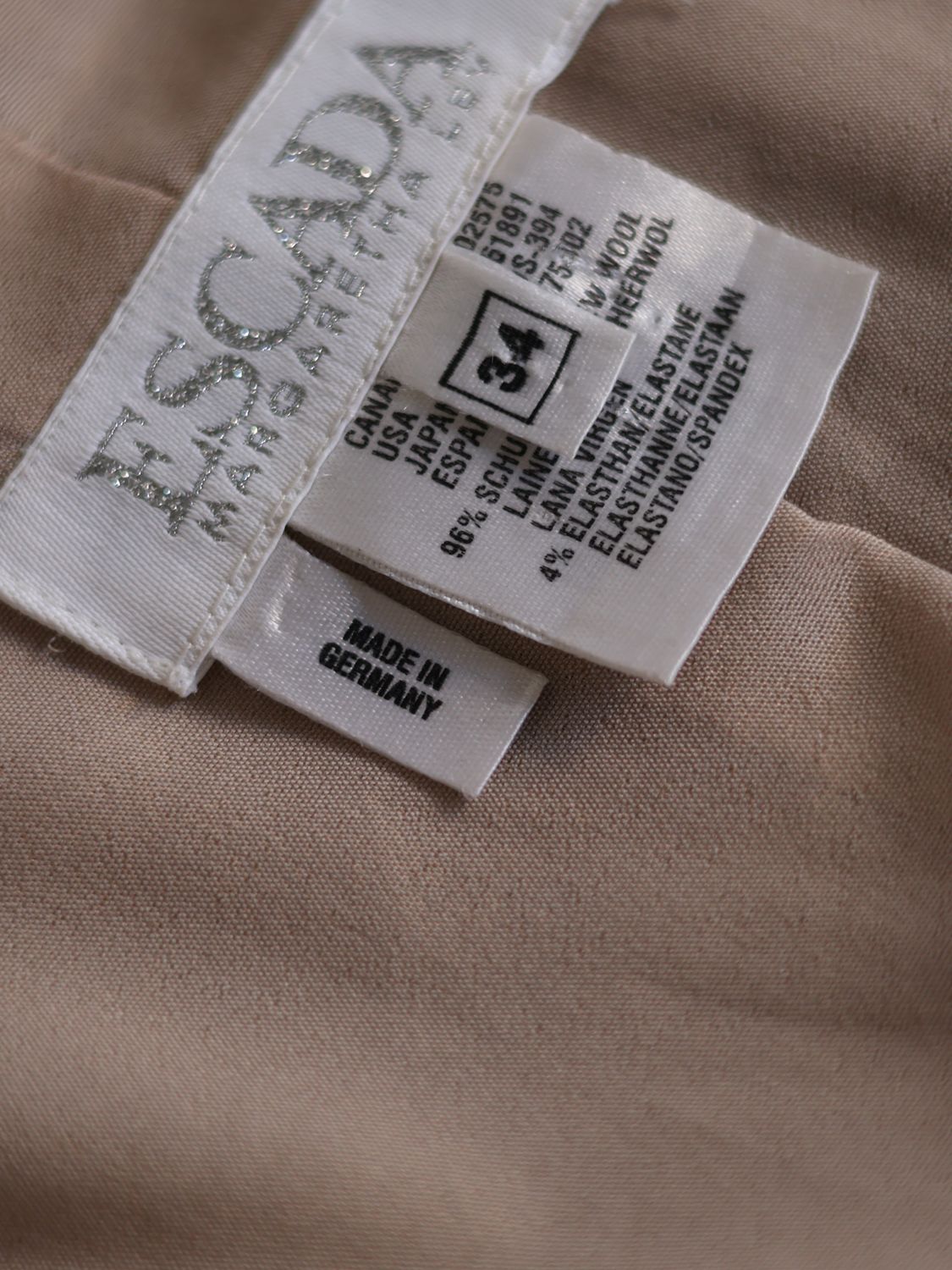 Escada Beige Blazer