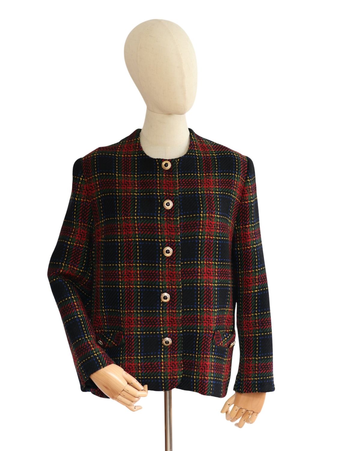 Vintage Plaid Blazer