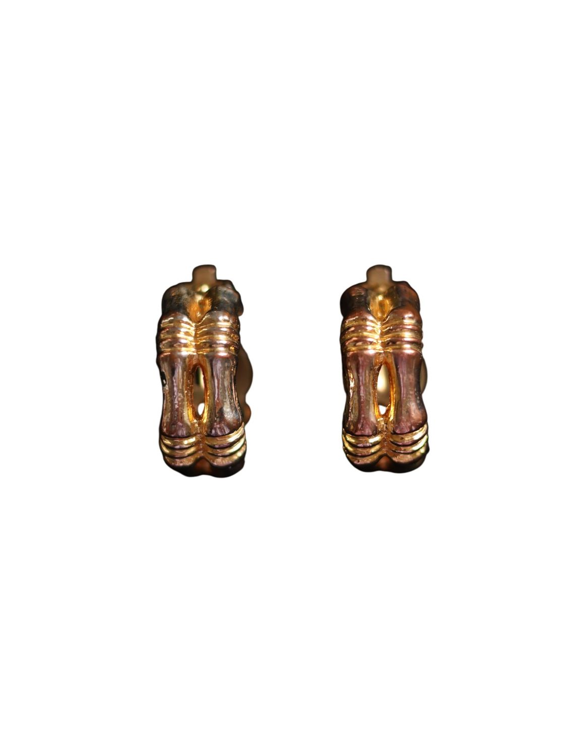 Bamboo-Style Earrings