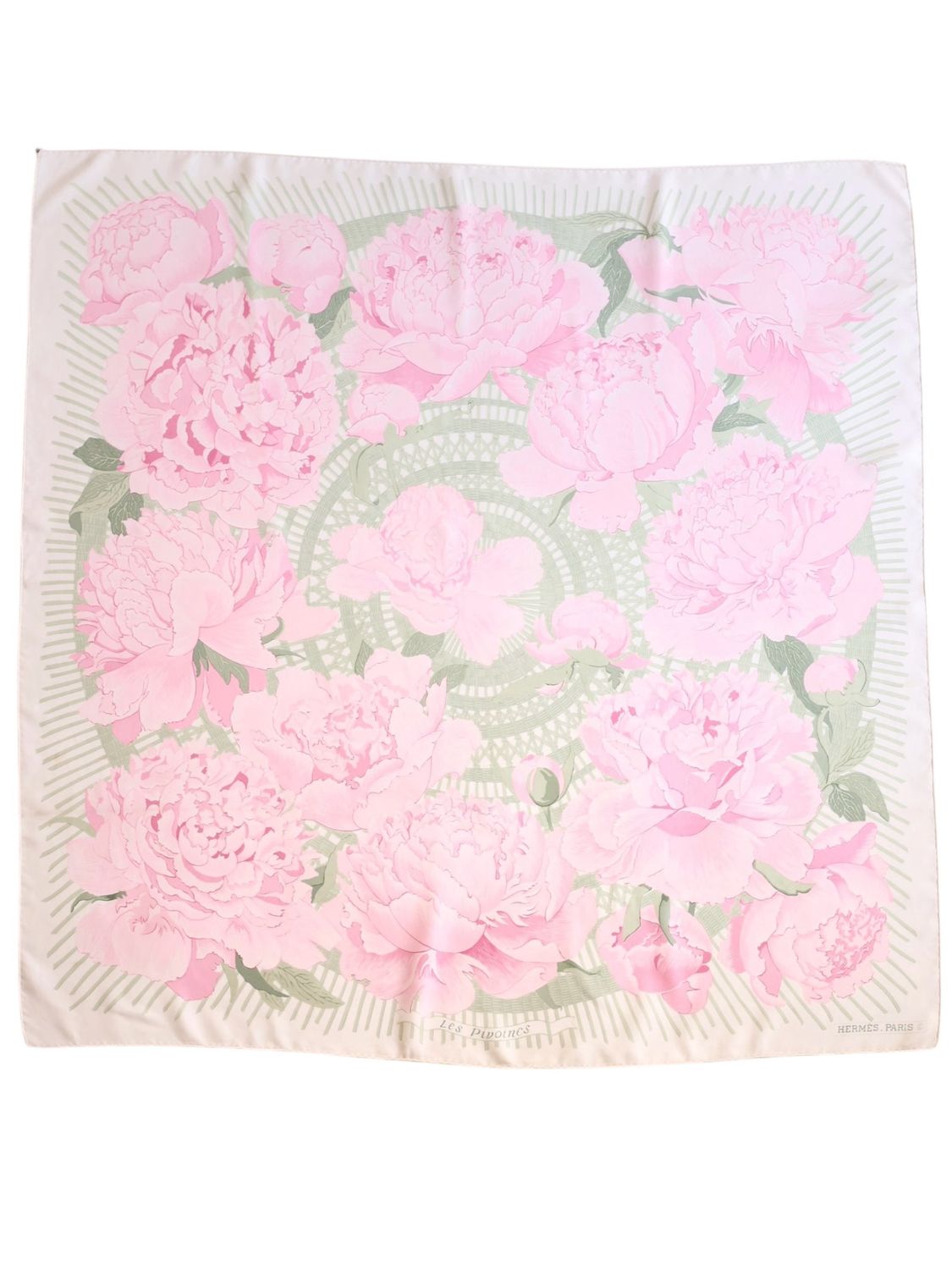 Les Pivoines Silk Scarf