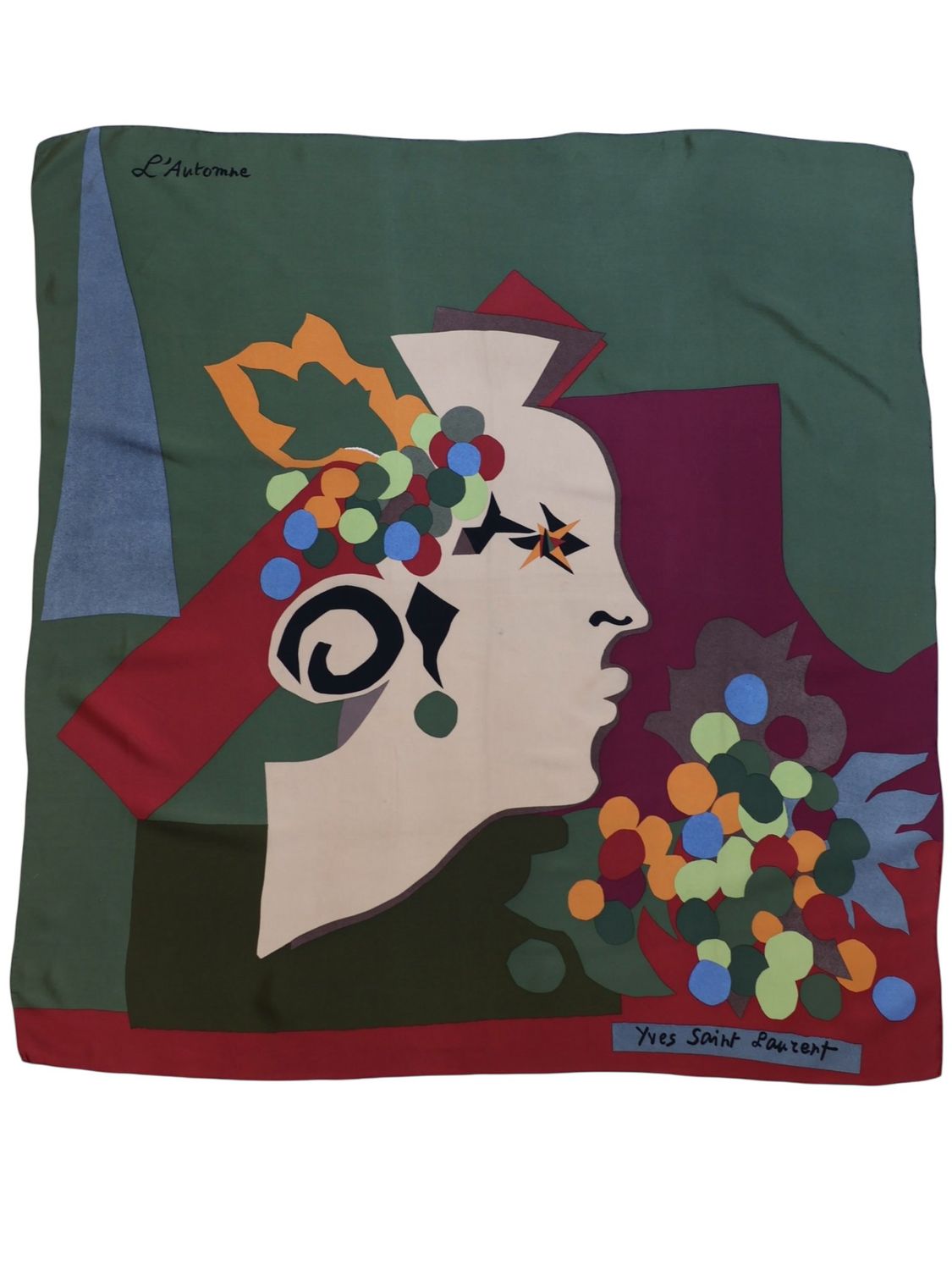 YSL Autumn Silk Scarf YSL Autumn Silk Scarf