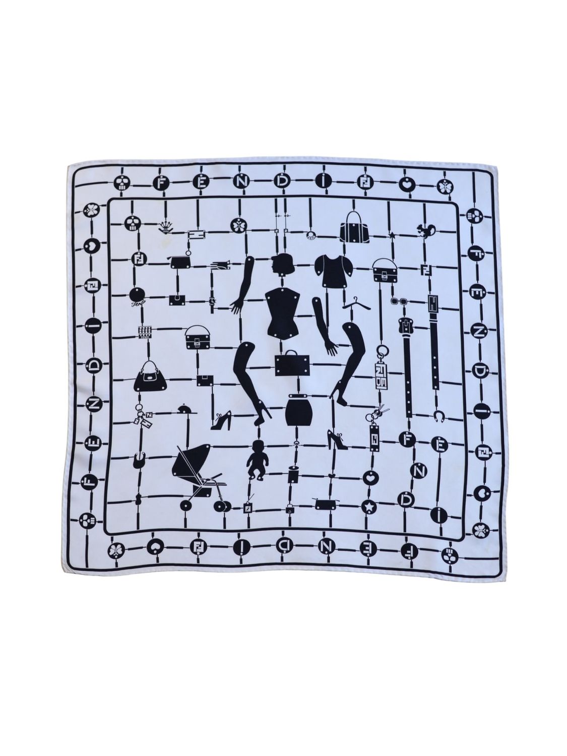 Fendi Silk Scarf Fendi Silk Scarf