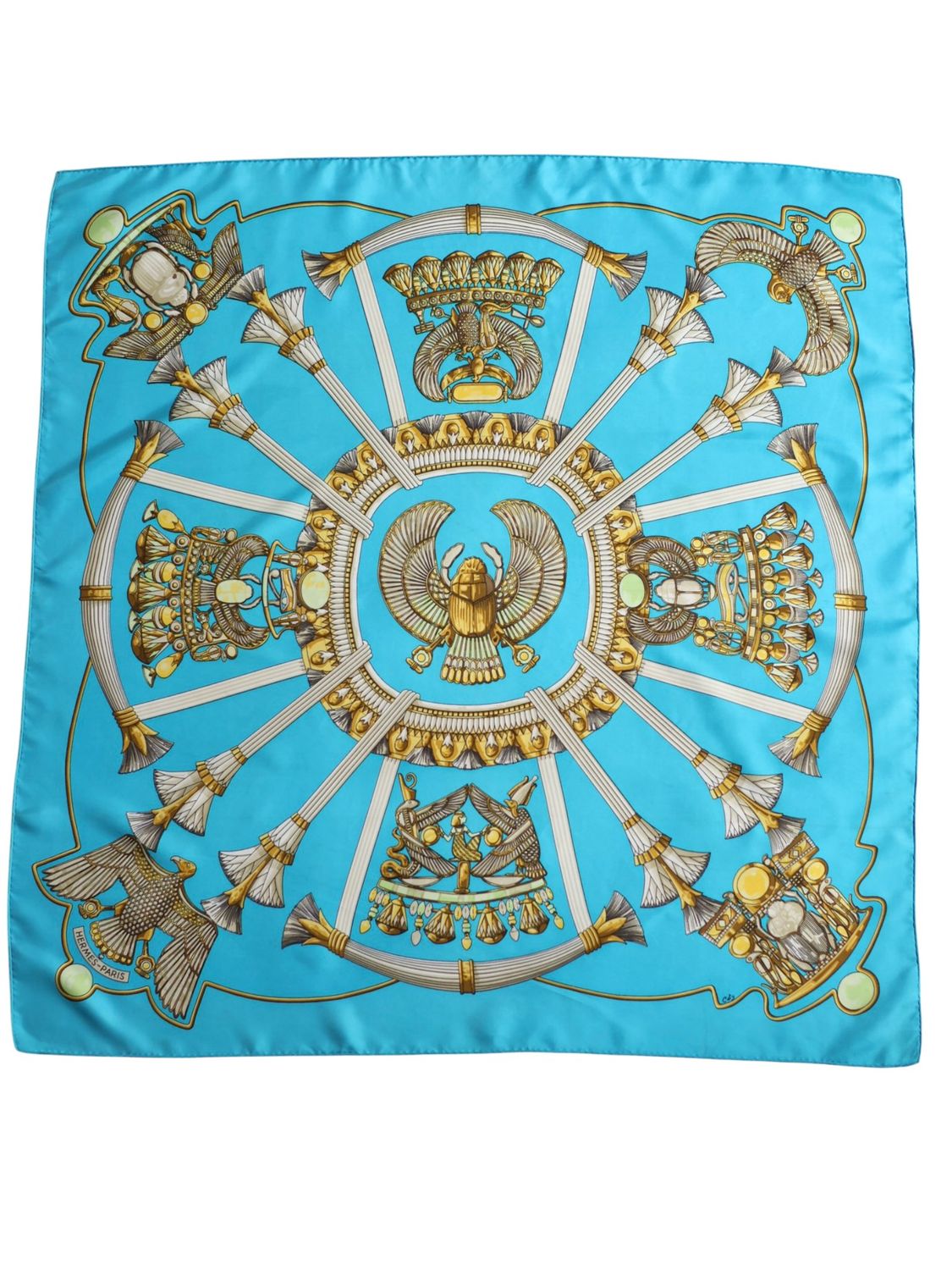 Hermès Scarabées et Pectoraux Silk Scarf Hermès Scarabées et Pectoraux Silk Scarf