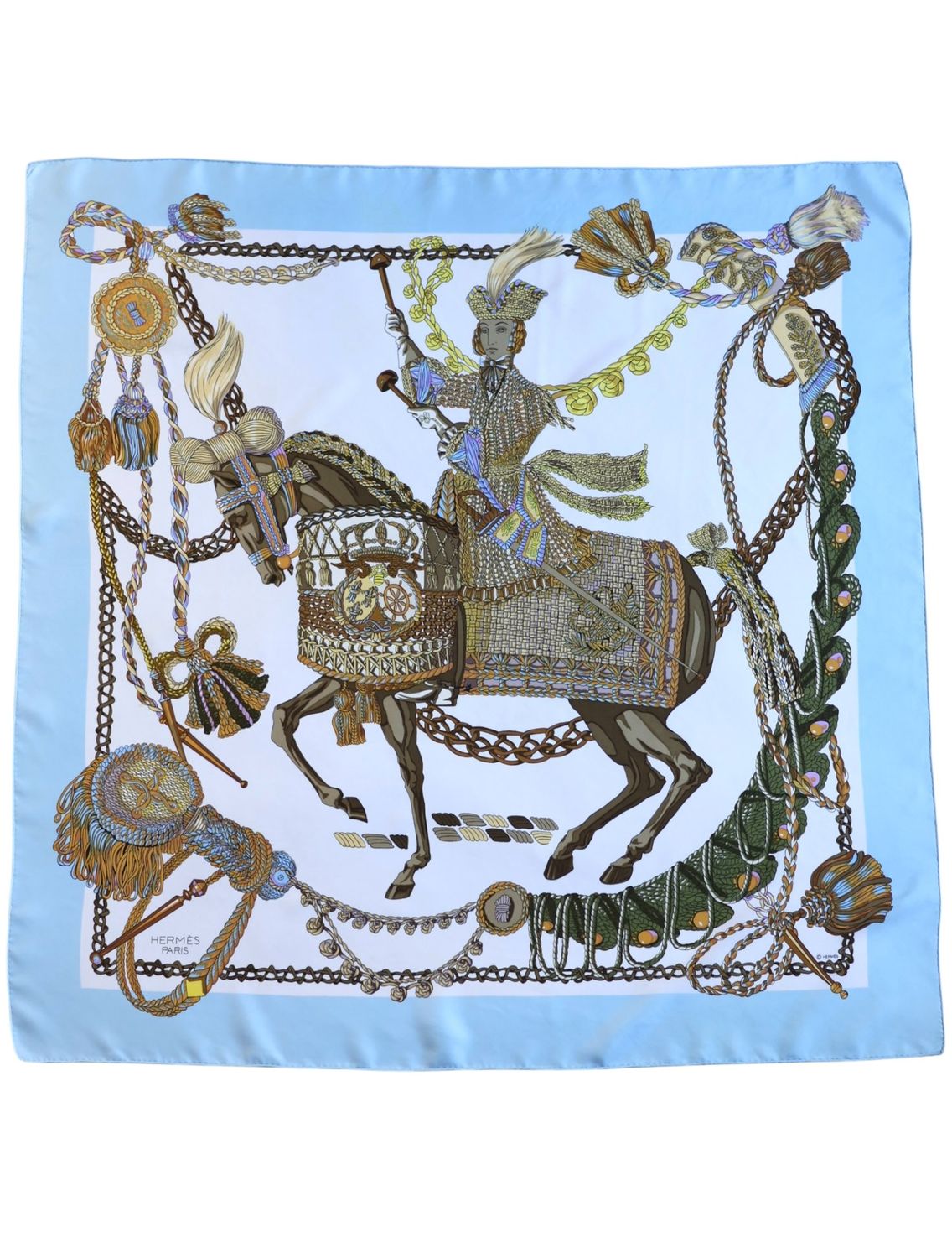 Hermès Le Timbalier Silk Scarf Hermès Le Timbalier Silk Scarf