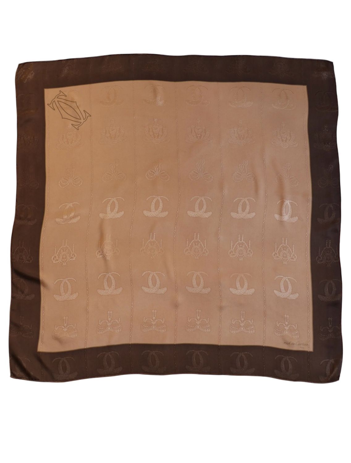 Cartier Jacquard Silk Scarf Cartier Jacquard Silk Scarf
