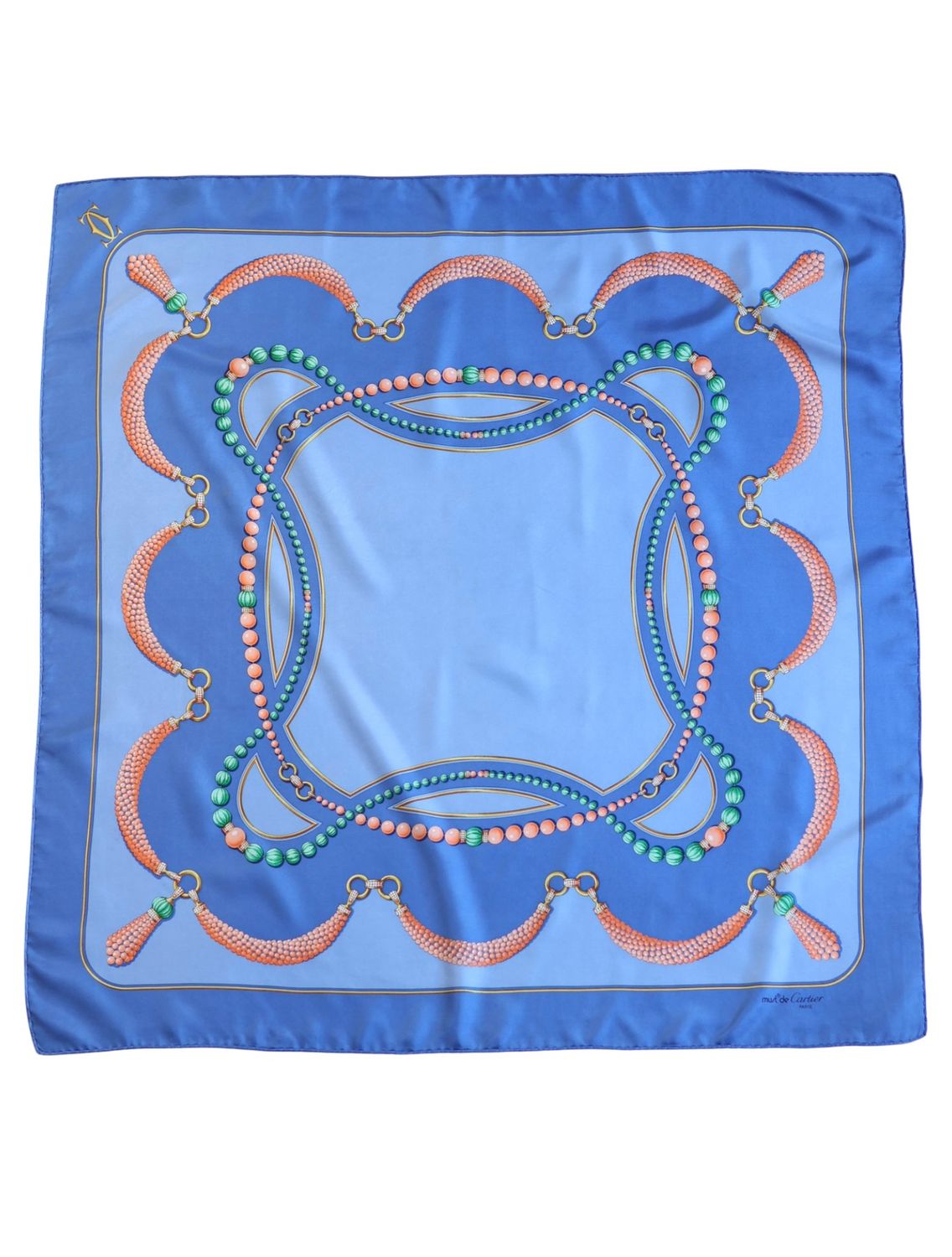 Cartier Jewelry Silk Scarf