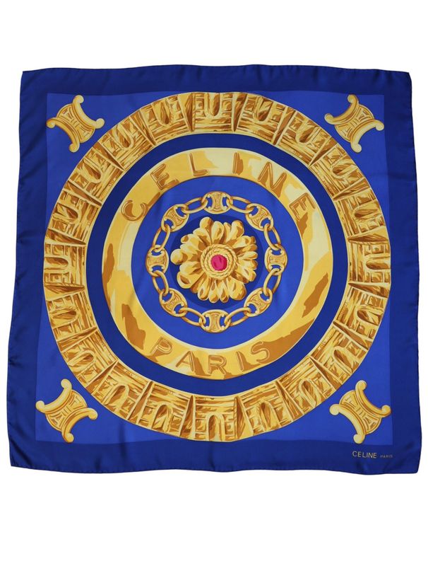 Celine Arc de Triomphe Silk Scarf Celine Arc de Triomphe Silk Scarf