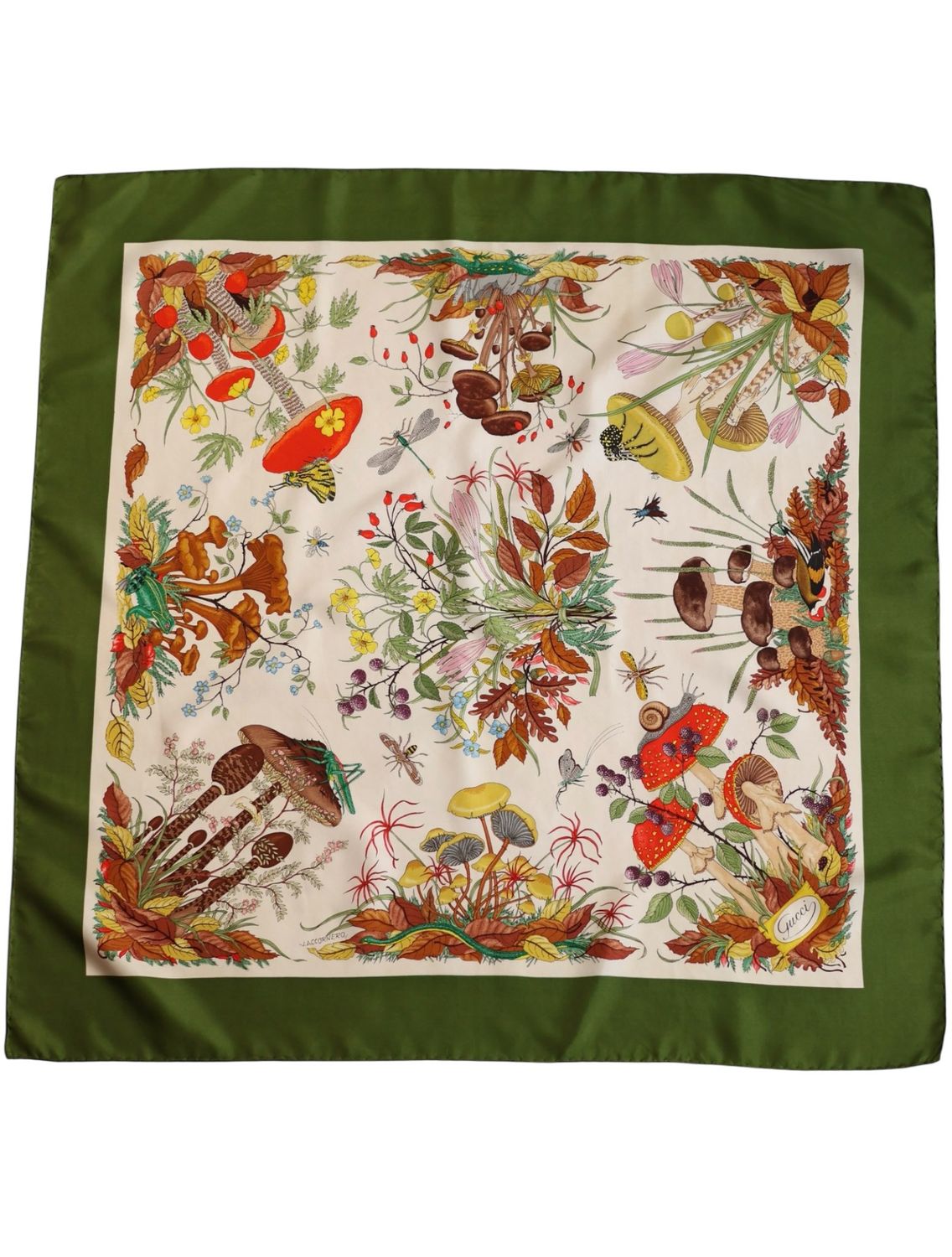 Gucci Flora d’Automne Silk Scarf