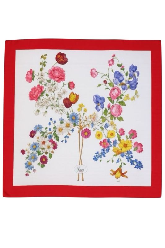 Gucci Flora Printemps Silk Scarf