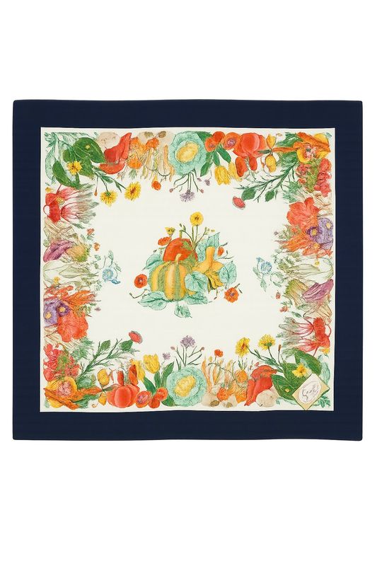 Gucci Flora Potager Silk Scarf Gucci Flora Potager Silk Scarf