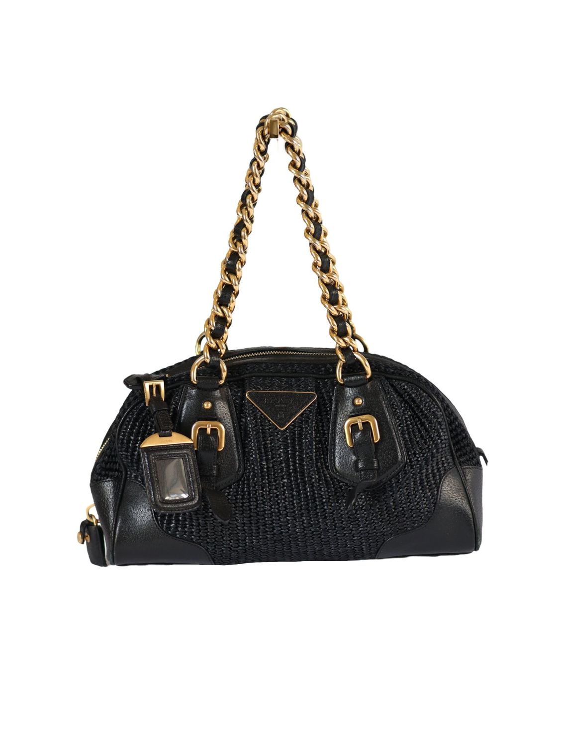 Prada Woven Chain Bag