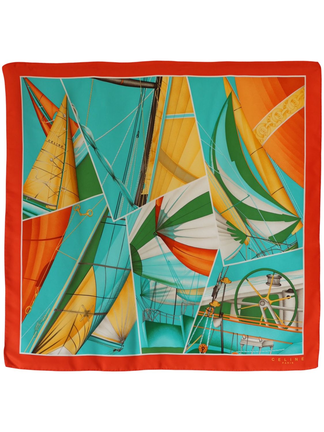 Celine Regatta Silk Scarf Celine Regatta Silk Scarf