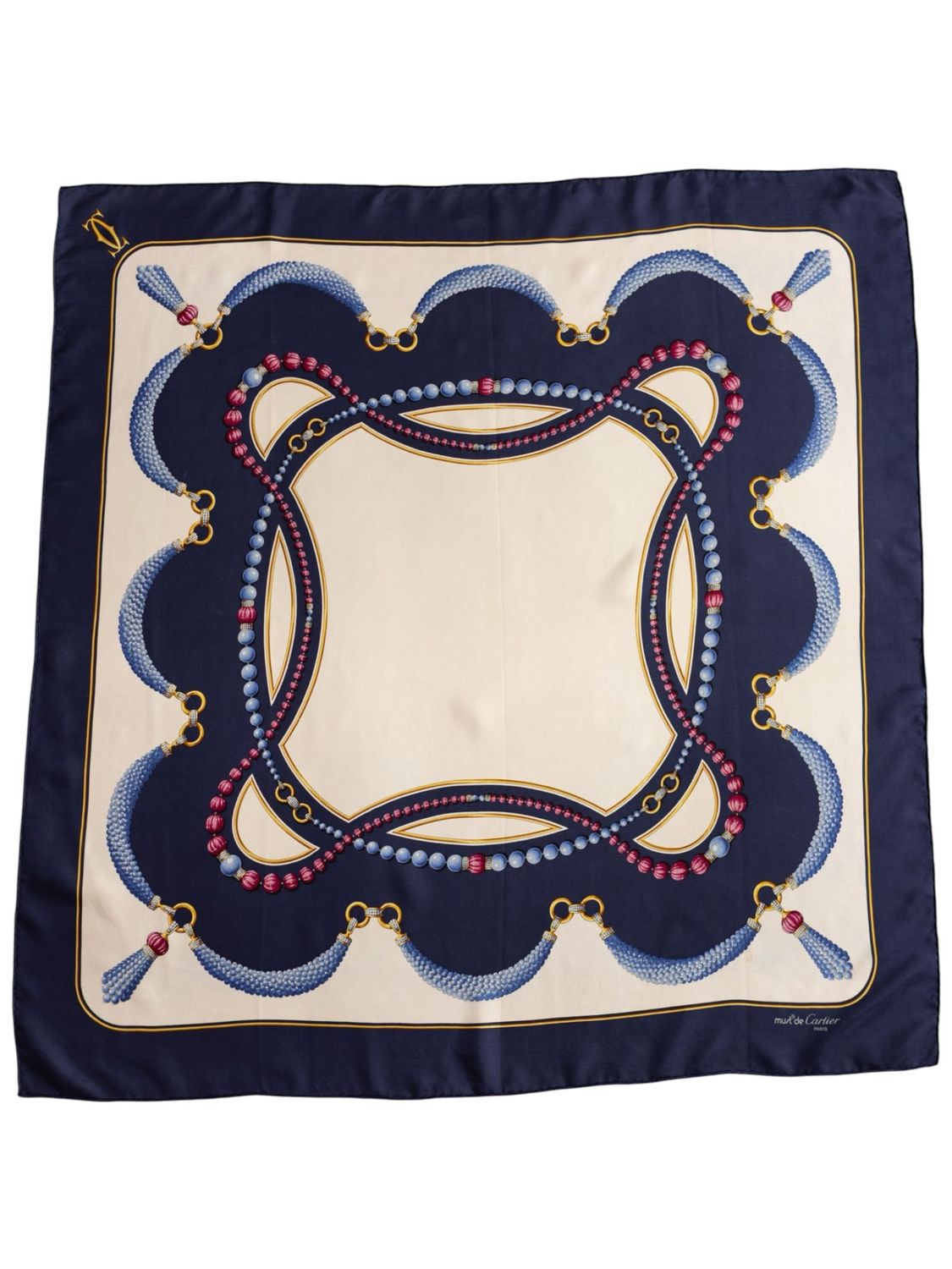 Cartier Palais de Perles Silk Scarf