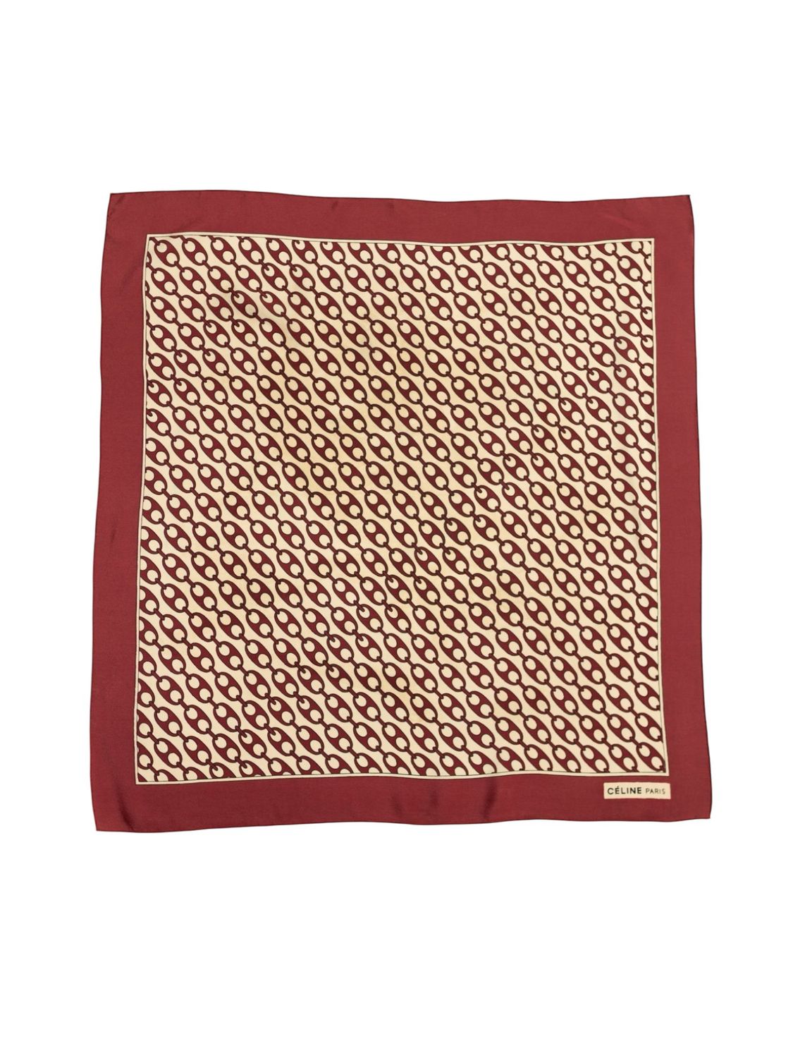 Celine Chaînes Classiques Silk Scarf