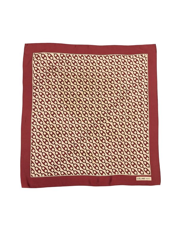 Celine Chaînes Classiques Silk Scarf Celine Chaînes Classiques Silk Scarf