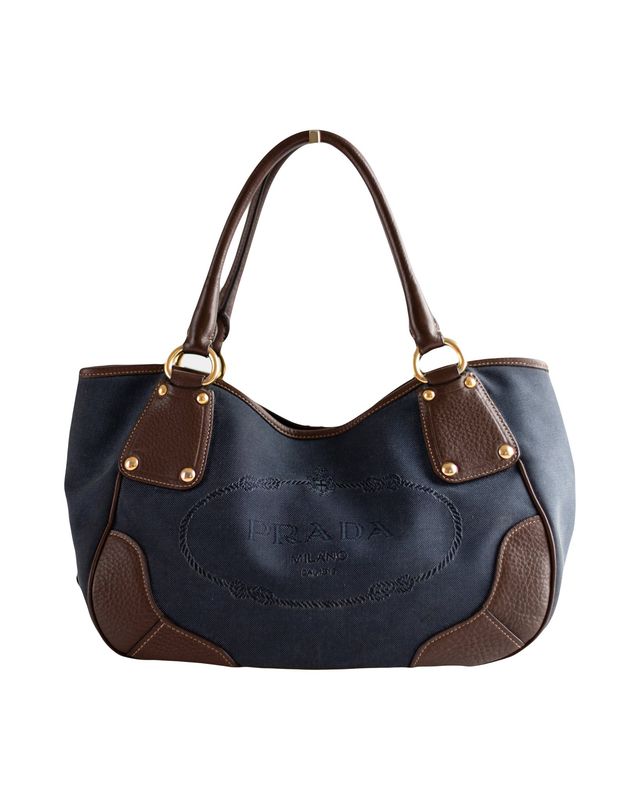 Prada Jacquard Tote Bag