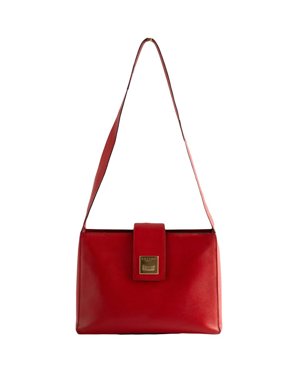 Celine Red Flap Bag