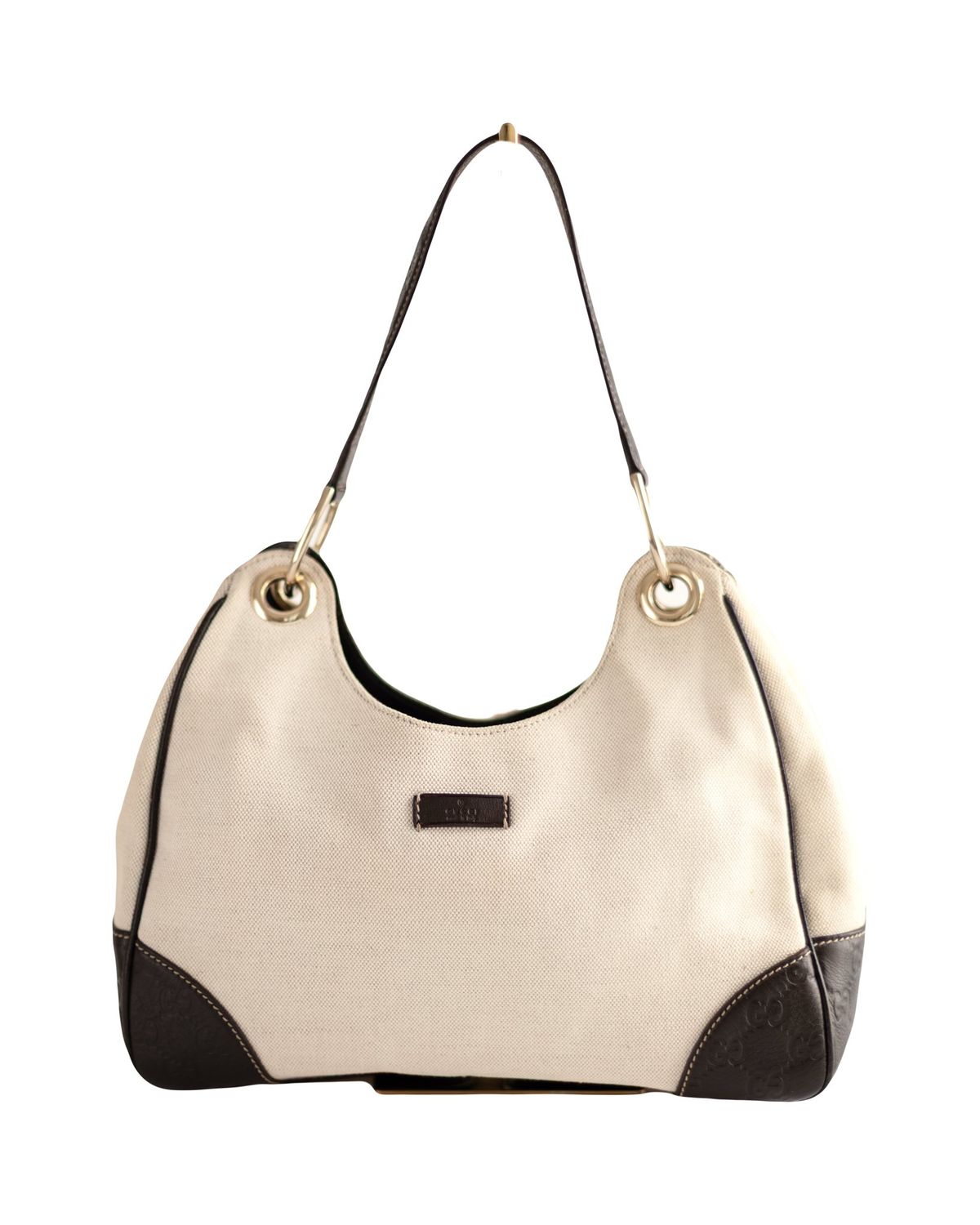Gucci Ivory Canvas Bag
