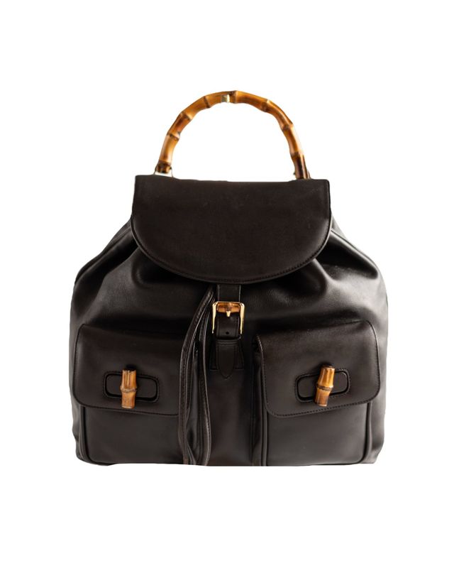 Gucci Bamboo Brown Backpack
