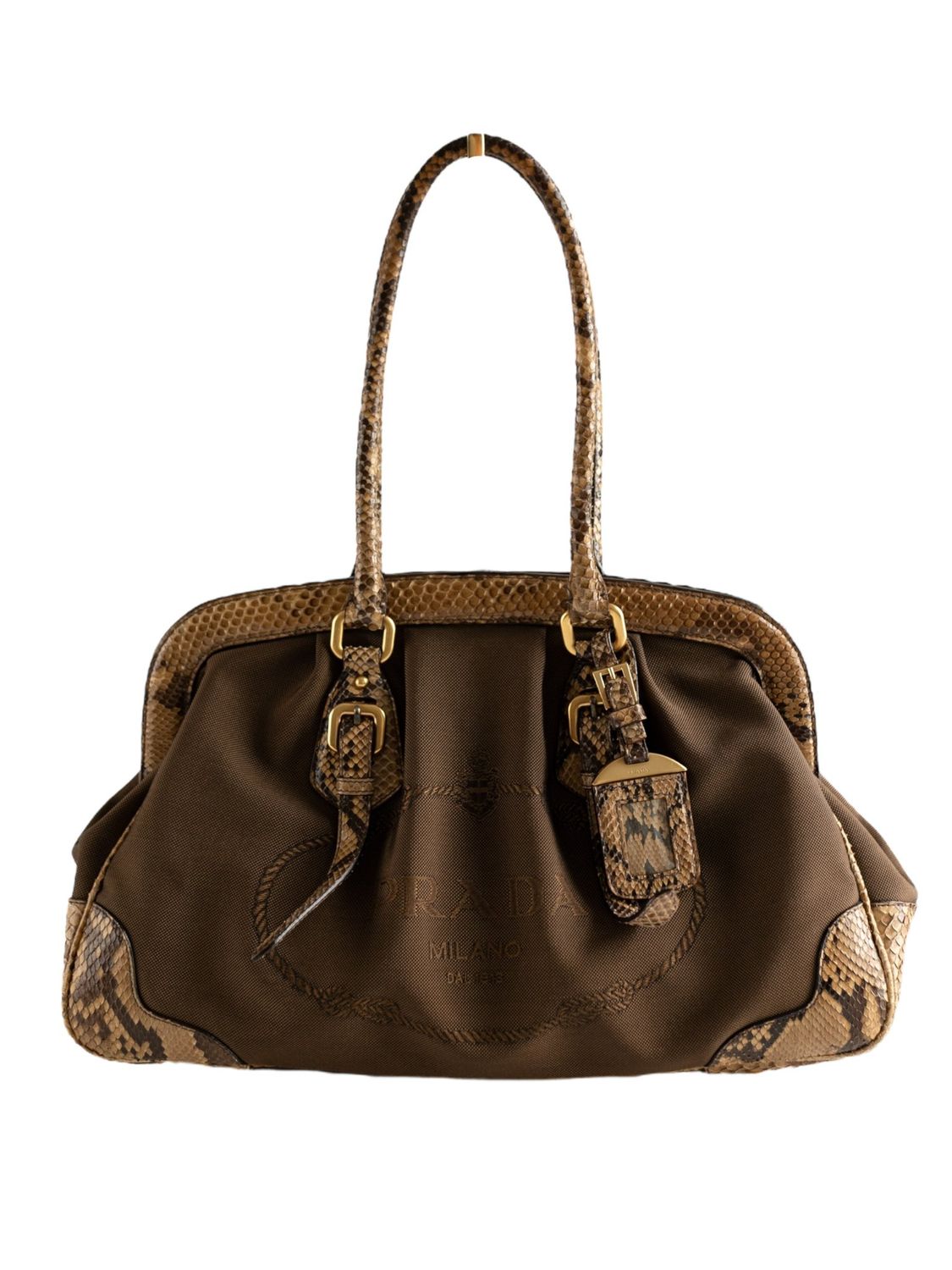 Prada Python Jacquard Bag
