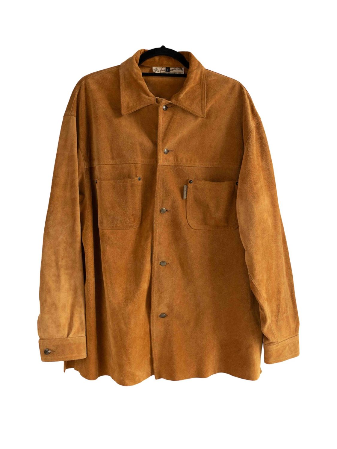 French Camel Suede Overshirt