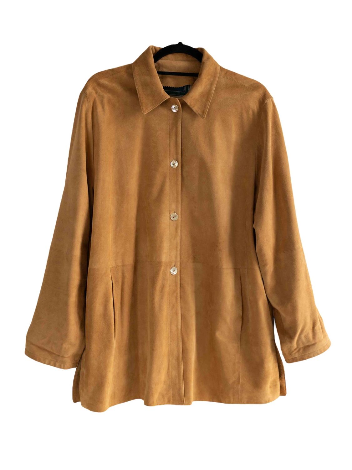 Italian Camel Suede Jacket