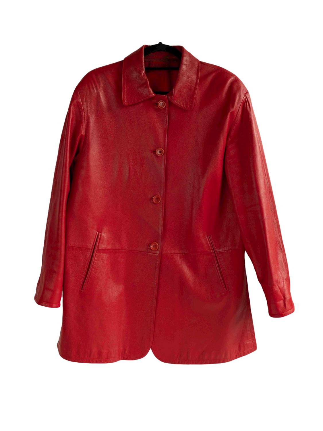 Italian Red Leather Jacket