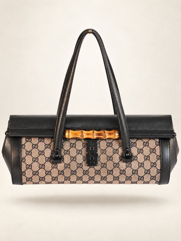 Gucci Bullet GG Supreme Black Bag