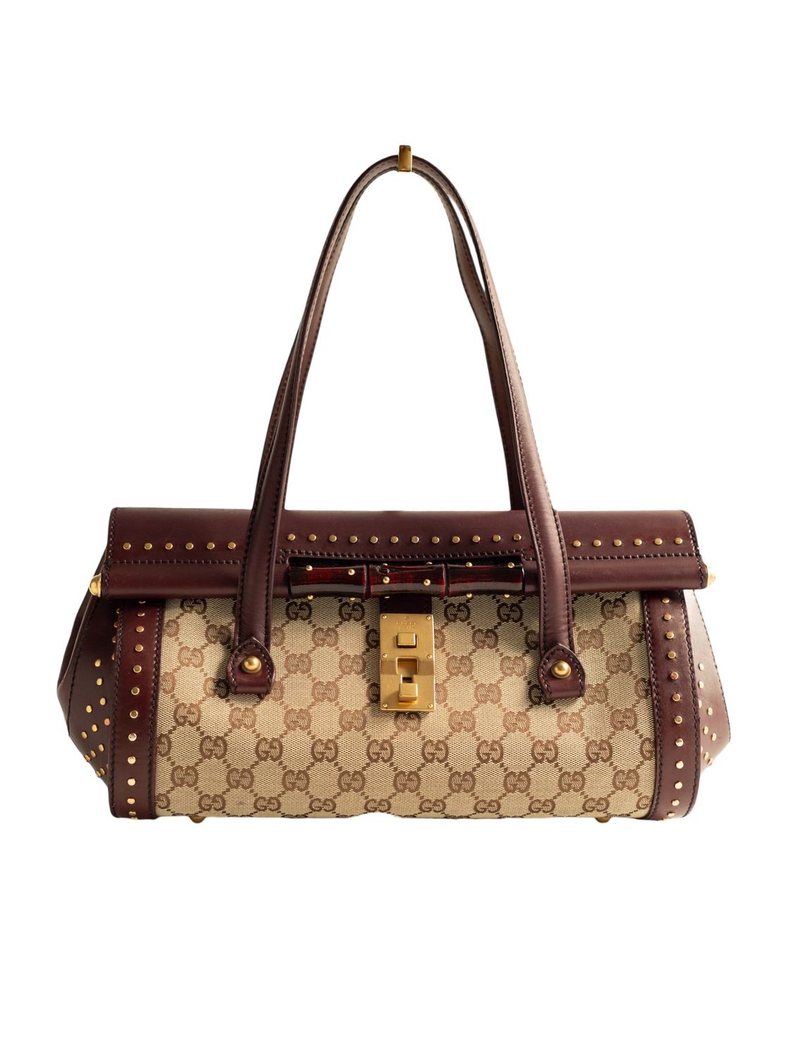 Gucci Bullet GG Supreme Burgundy Bag