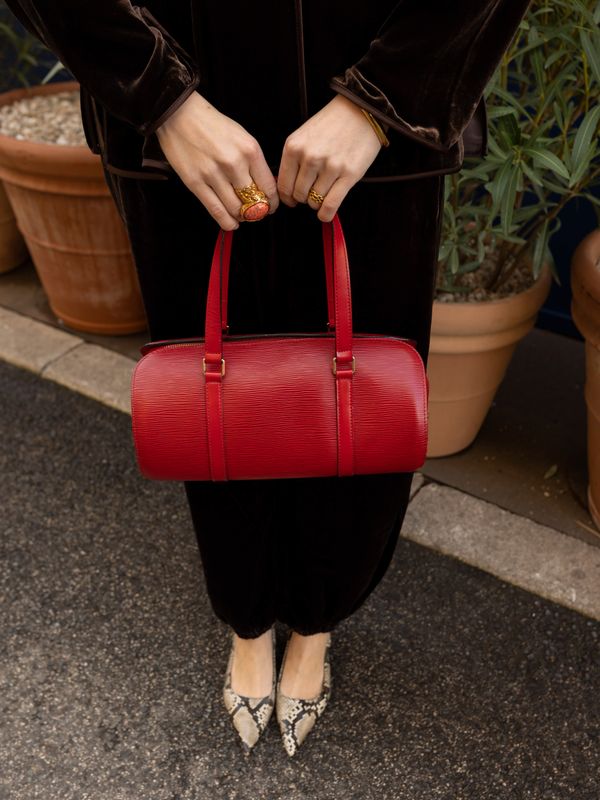 Louis Vuitton Epi Soufflot Bag