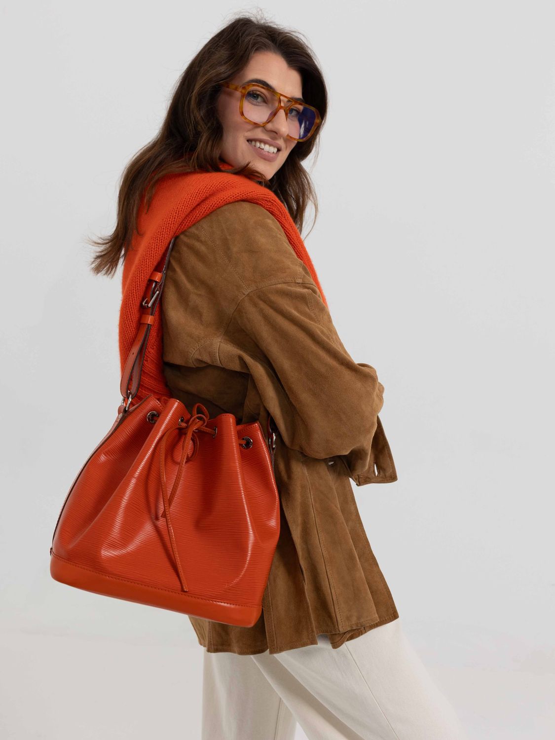 Louis Vuitton Noé PM Orange Bag