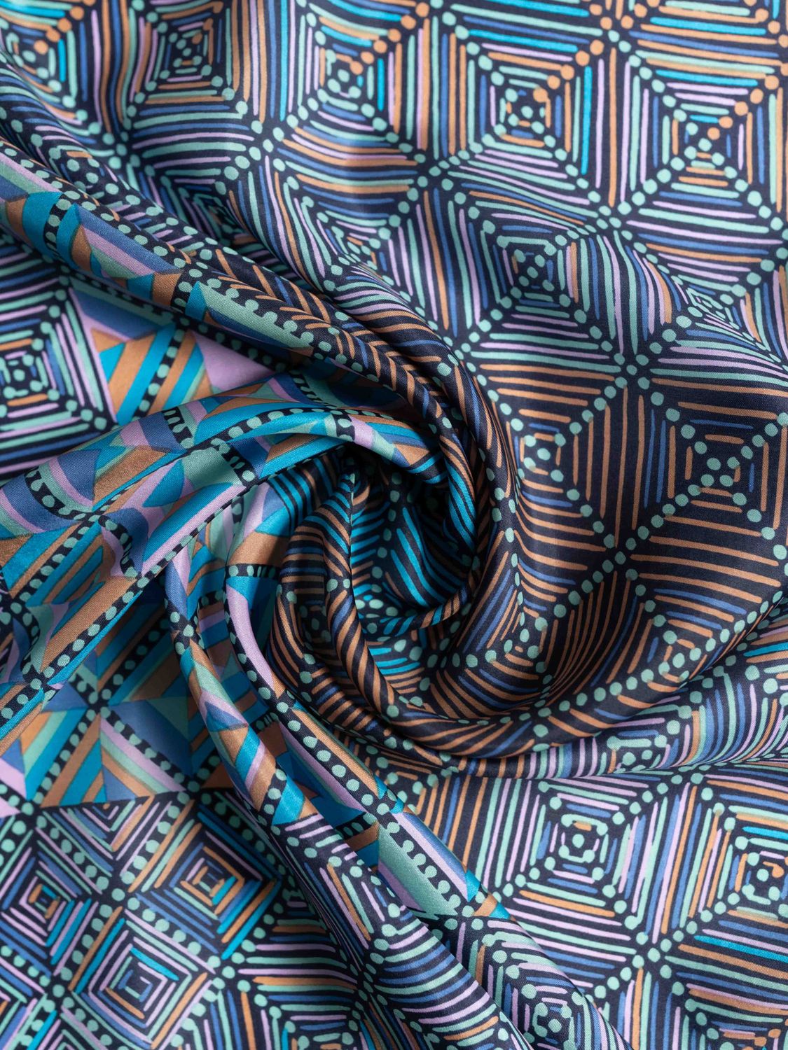 Christian Dior Geometric Silk Scarf