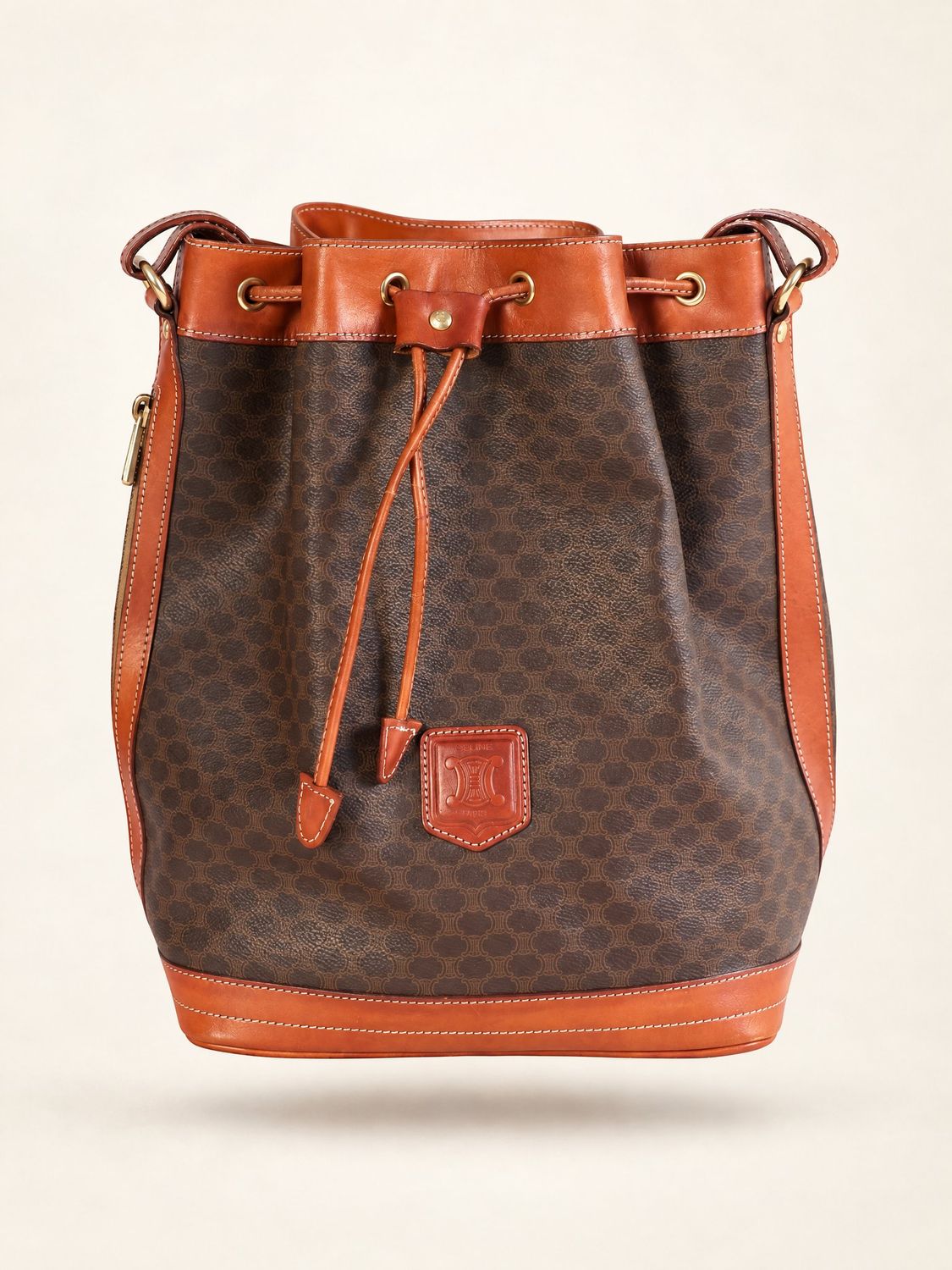 Celine Triomphe Canvas Bucket Bag
