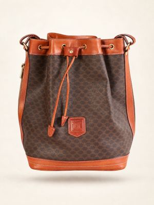 Celine Triomphe Canvas Bucket Bag