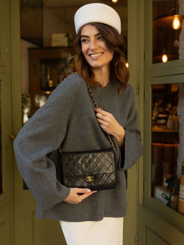 Chanel 24k Single Flap Bag