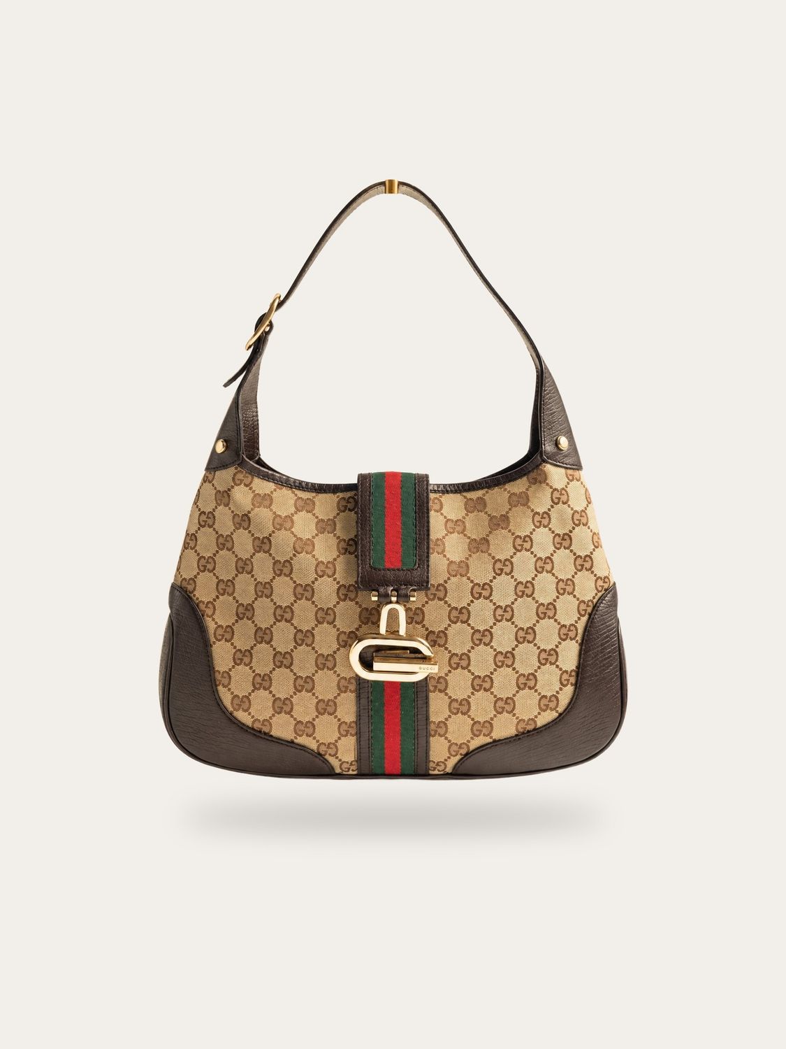 Gucci Jackie Buckle Closure Bag