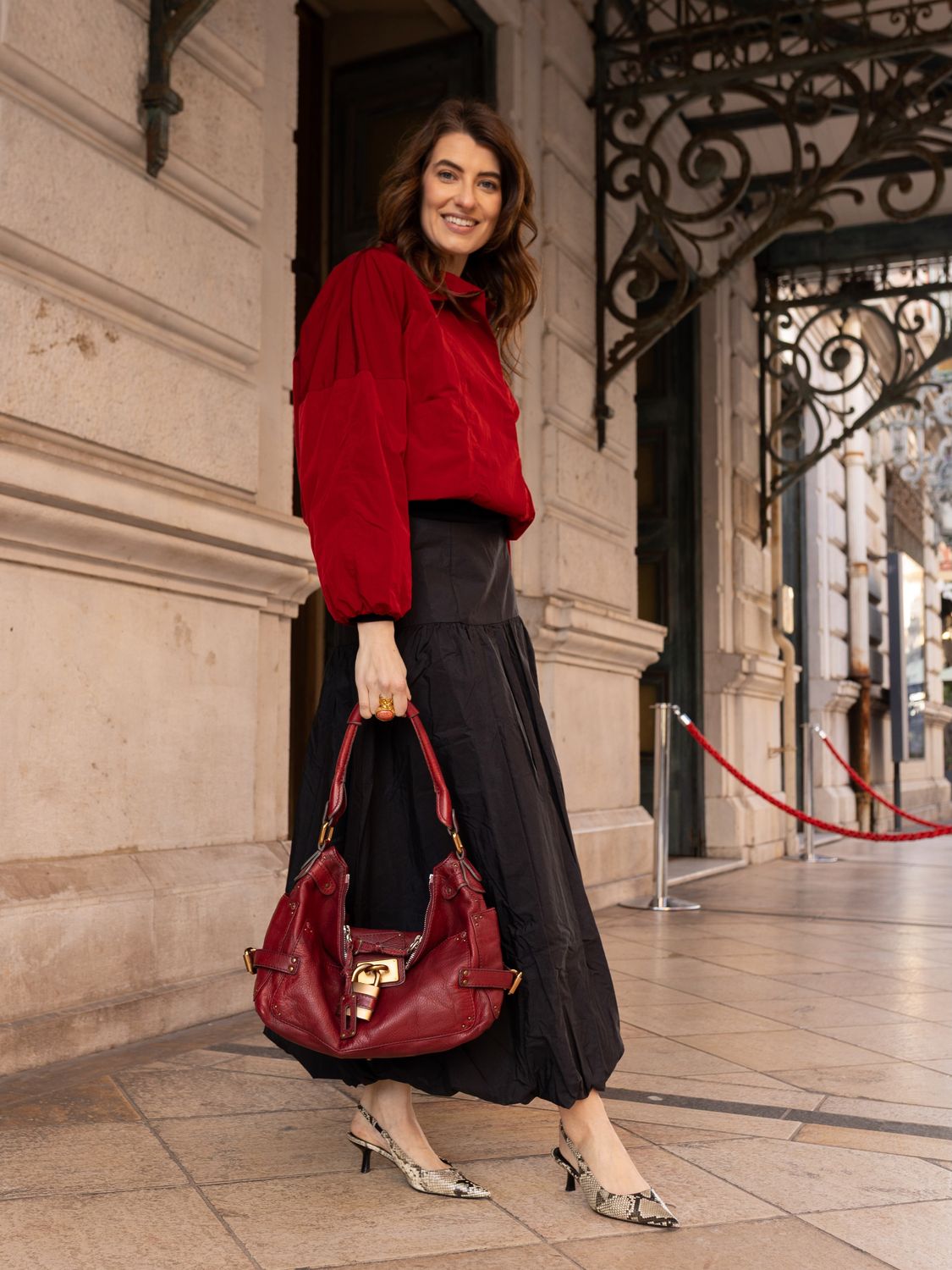 Chloé Paddington Burgundy Bag