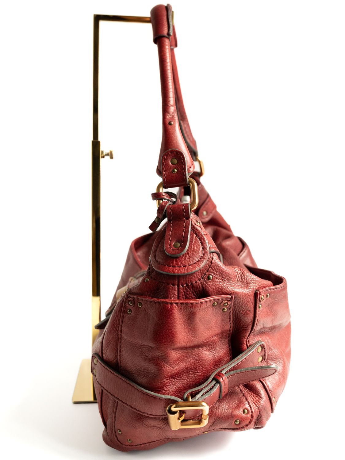 Chloé Paddington Burgundy Bag