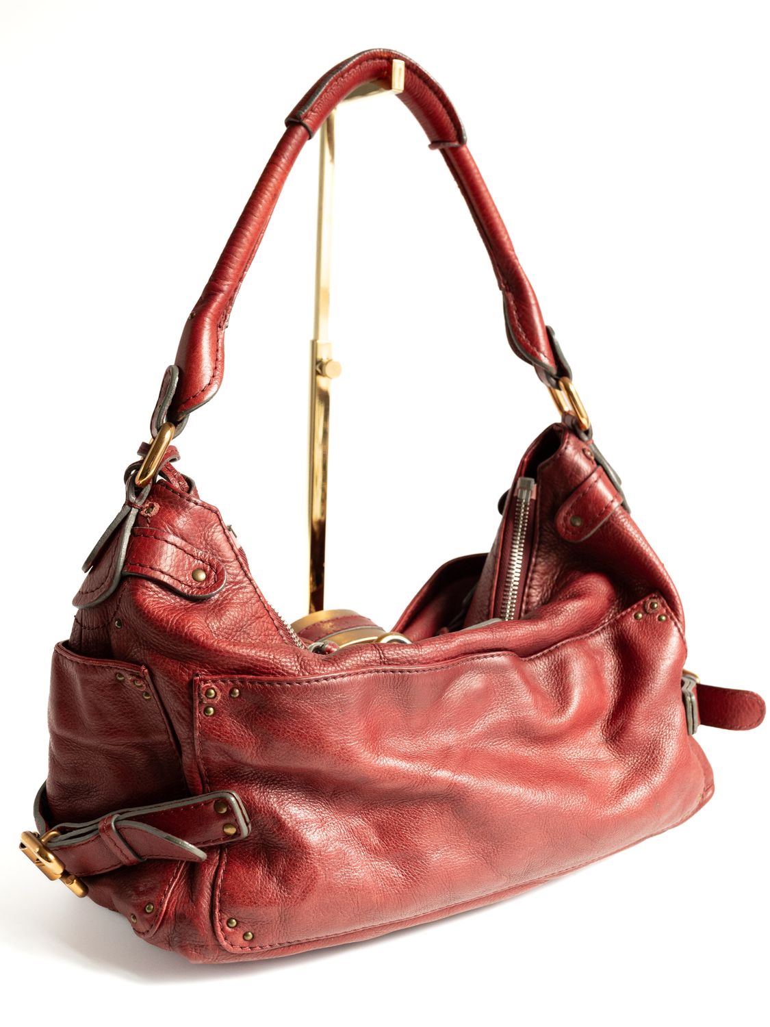 Chloé Paddington Burgundy Bag